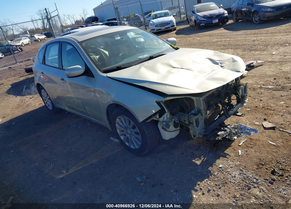 2009 SUBARU IMPREZA 2.5I VIN: JF1GH60619H817870