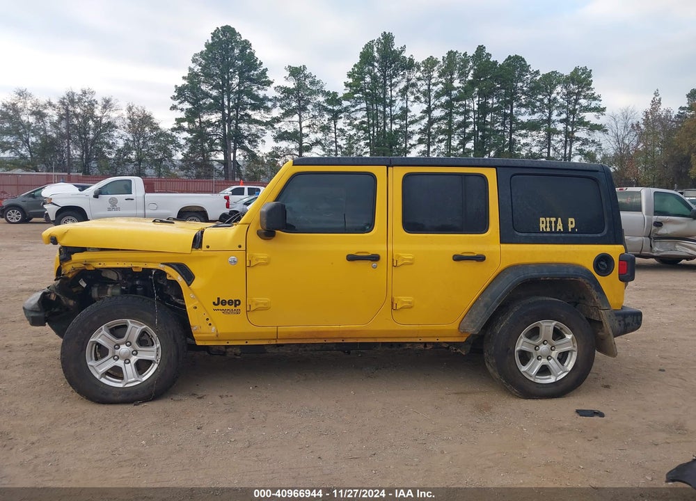 2021 JEEP WRANGLER UNLIMITED SPORT RHD 4X4 VIN: 1C4HJXKN2MW732179