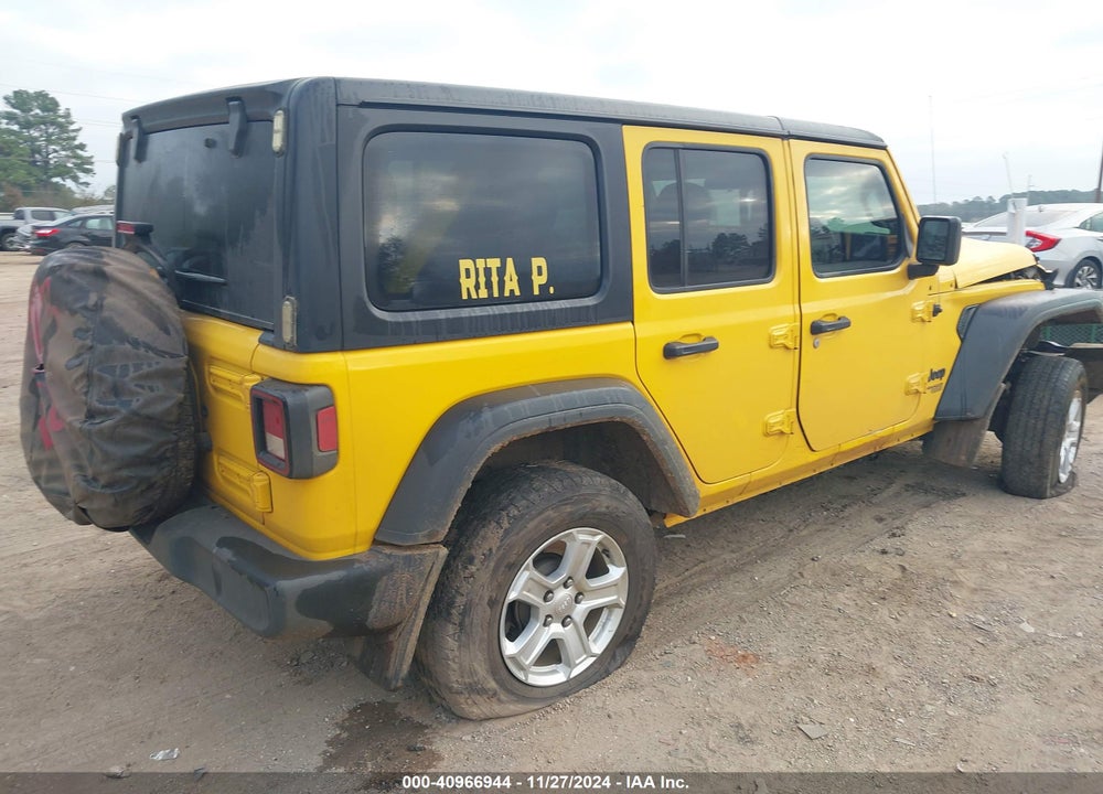 2021 JEEP WRANGLER UNLIMITED SPORT RHD 4X4 VIN: 1C4HJXKN2MW732179