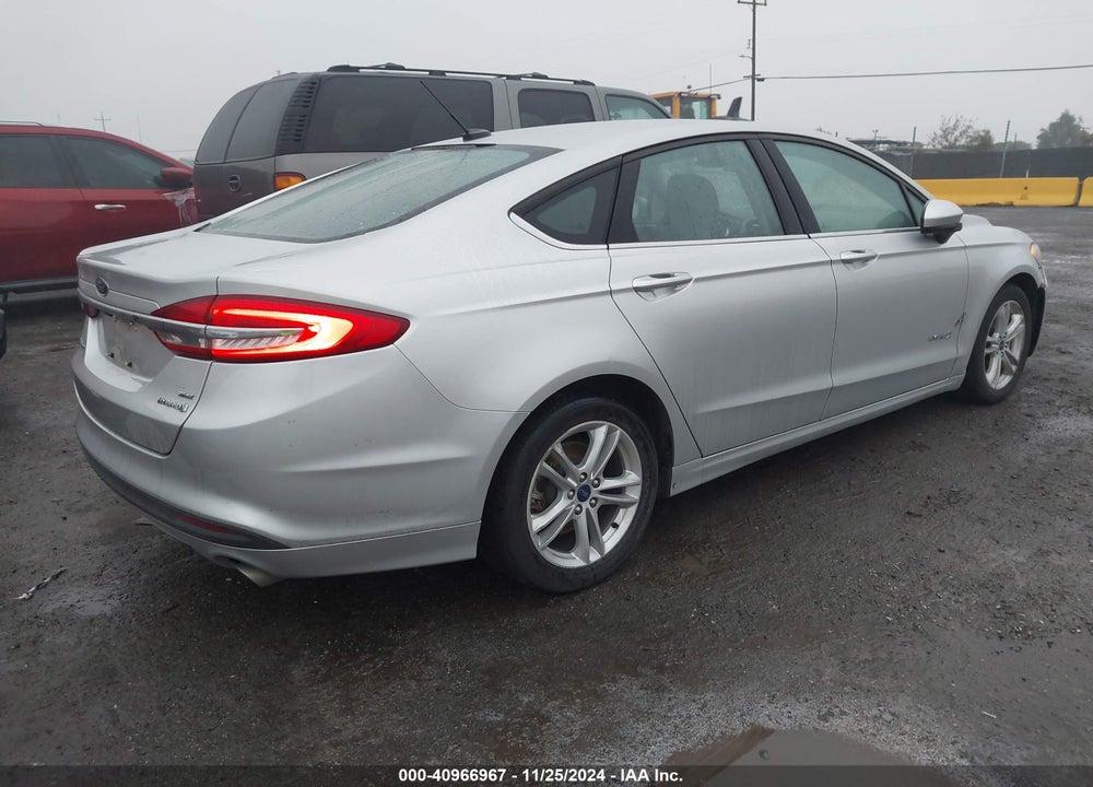 2018 FORD FUSION HYBRID SE VIN: 3FA6P0LU5JR128522