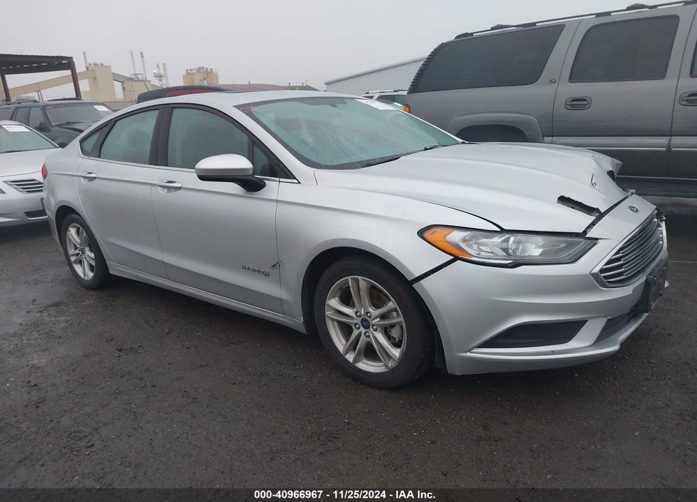 2018 FORD FUSION HYBRID SE VIN: 3FA6P0LU5JR128522