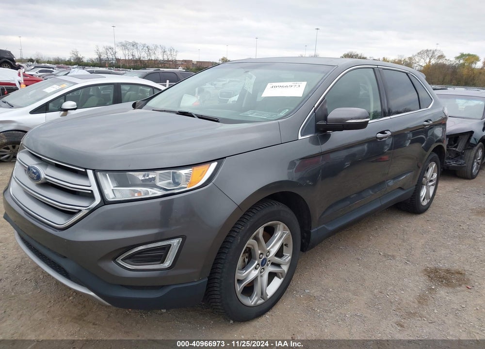2017 FORD EDGE TITANIUM VIN: 2FMPK4K95HBB59565