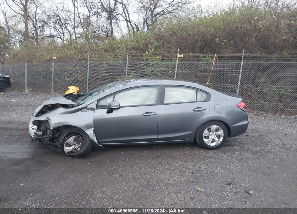 2013 HONDA CIVIC LX VIN: 19XFB2F57DE288759
