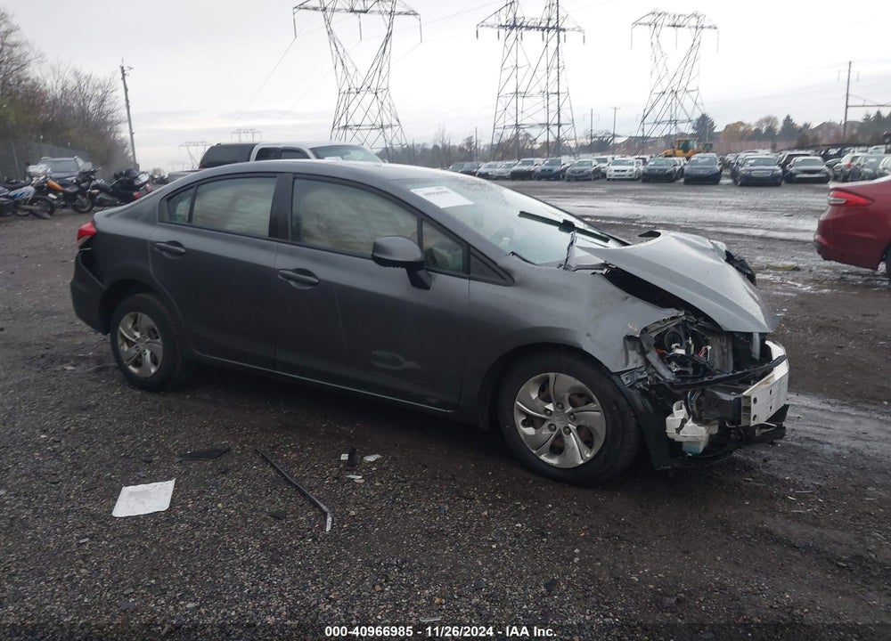 2013 HONDA CIVIC LX VIN: 19XFB2F57DE288759