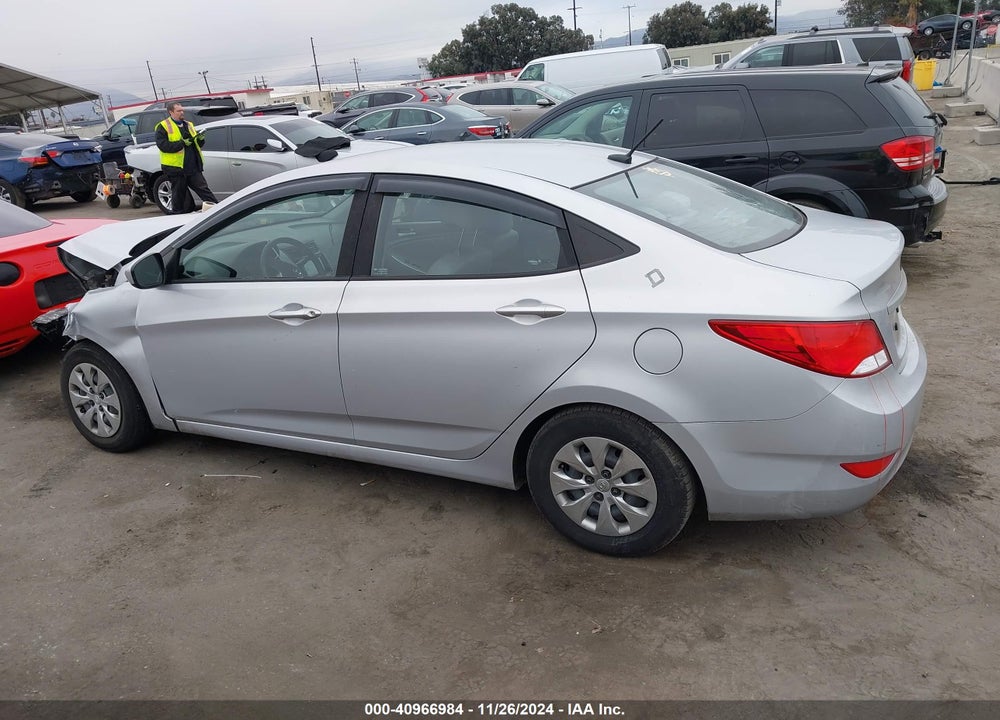 2017 HYUNDAI ACCENT SE VIN: KMHCT4AE1HU300572