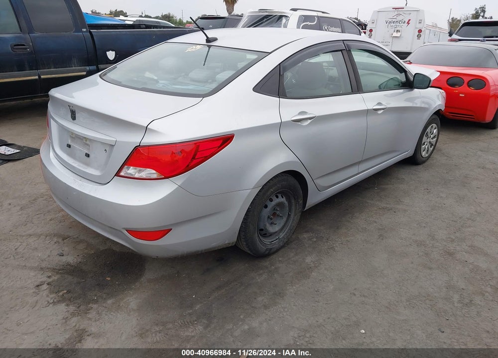 2017 HYUNDAI ACCENT SE VIN: KMHCT4AE1HU300572
