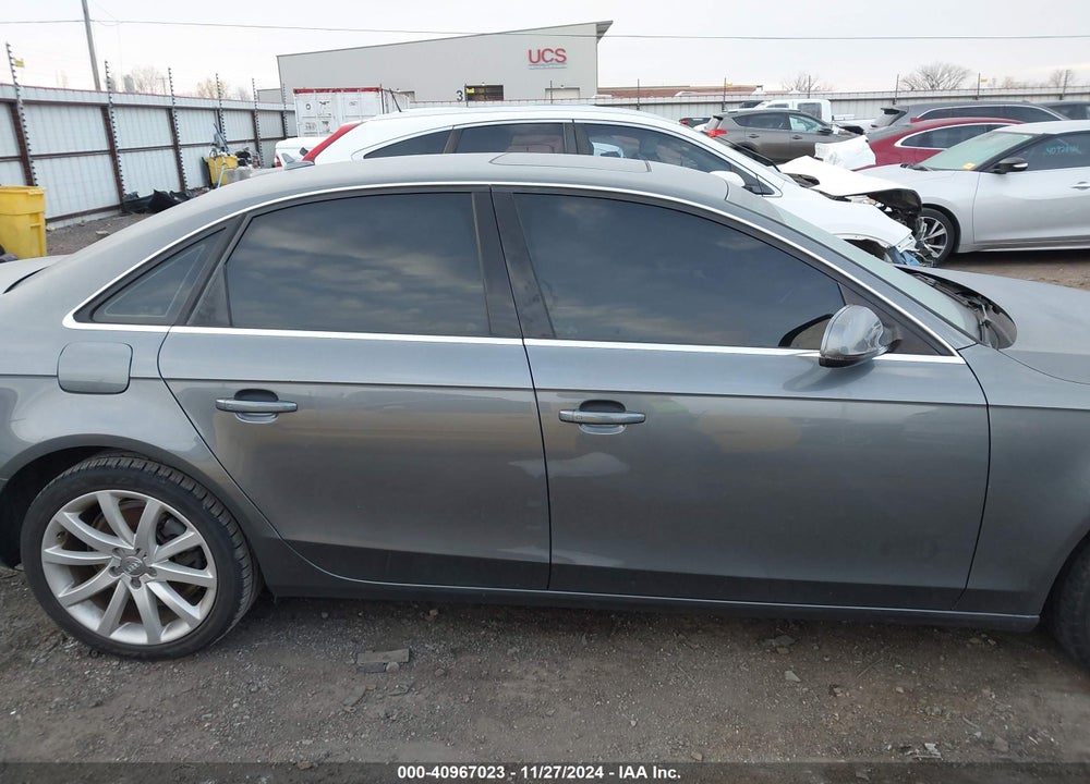 2013 AUDI A4 VIN: WAUEFAFL6DA057358