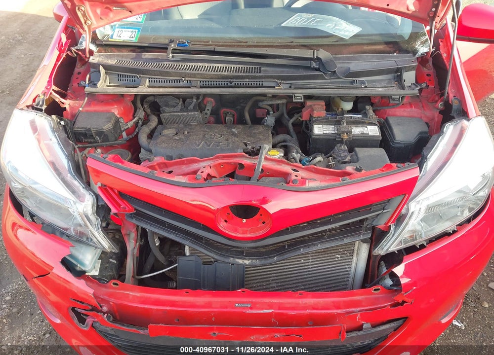 2014 TOYOTA YARIS L (TMC/CBU PLANT) VIN: JTDJTUD31ED590507