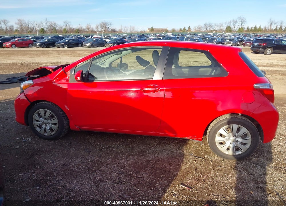 2014 TOYOTA YARIS L (TMC/CBU PLANT) VIN: JTDJTUD31ED590507