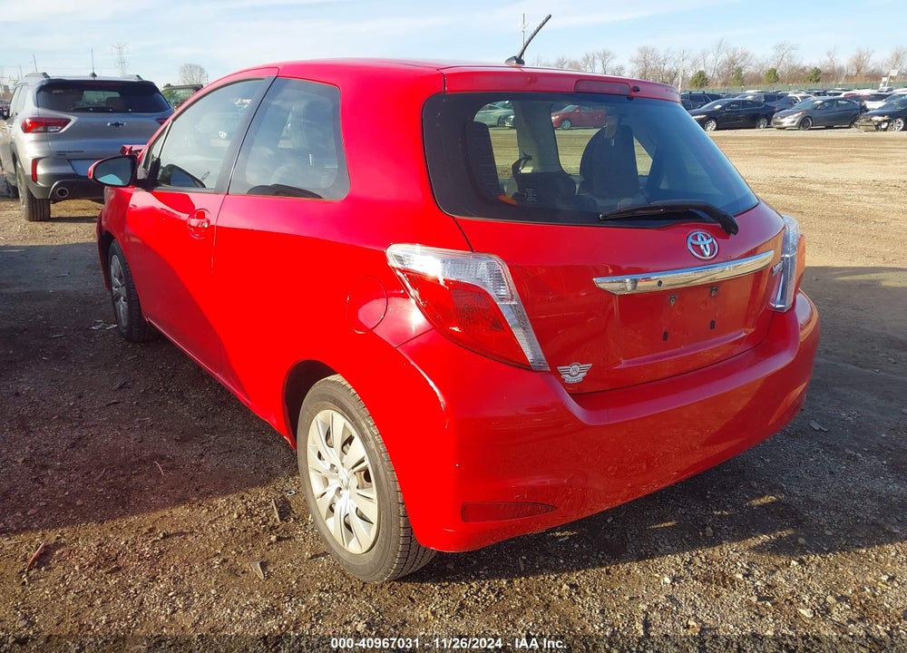 2014 TOYOTA YARIS L (TMC/CBU PLANT) VIN: JTDJTUD31ED590507