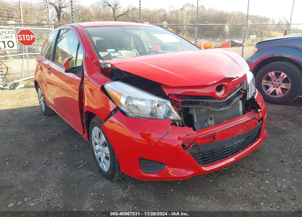 2014 TOYOTA YARIS L (TMC/CBU PLANT) VIN: JTDJTUD31ED590507