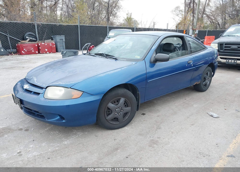 2003 CHEVROLET CAVALIER VIN: 1G1JC12F637164800