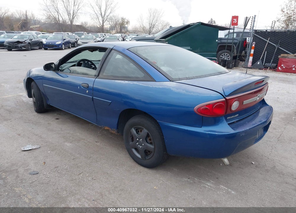 2003 CHEVROLET CAVALIER VIN: 1G1JC12F637164800