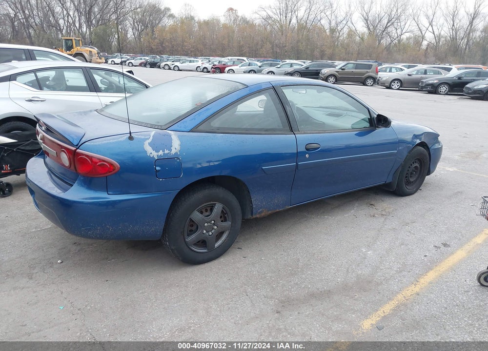 2003 CHEVROLET CAVALIER VIN: 1G1JC12F637164800