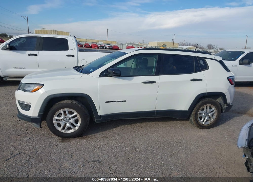 2017 JEEP NEW COMPASS SPORT FWD VIN: 3C4NJCAB9HT652151