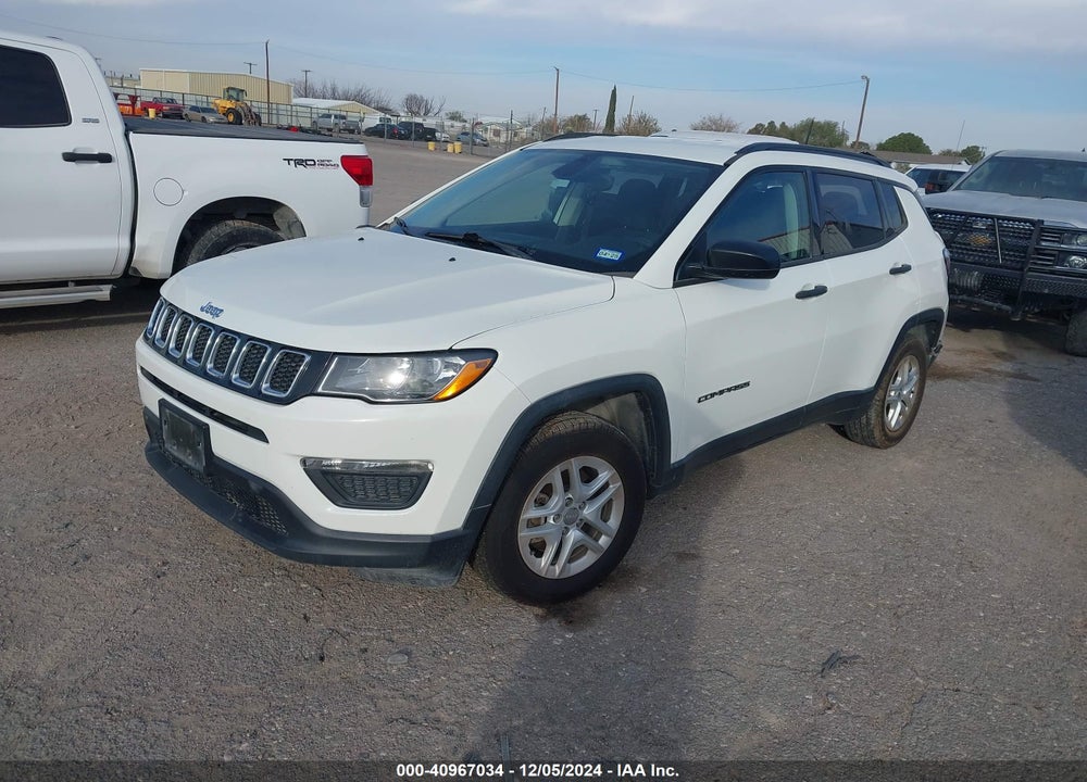 2017 JEEP NEW COMPASS SPORT FWD VIN: 3C4NJCAB9HT652151