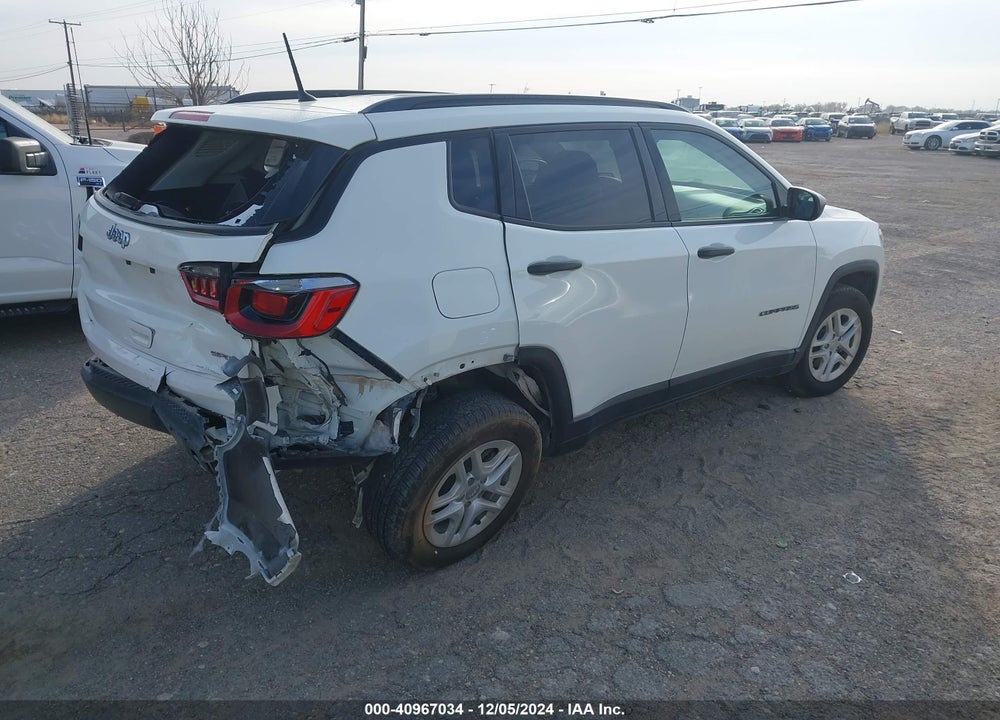 2017 JEEP NEW COMPASS SPORT FWD VIN: 3C4NJCAB9HT652151