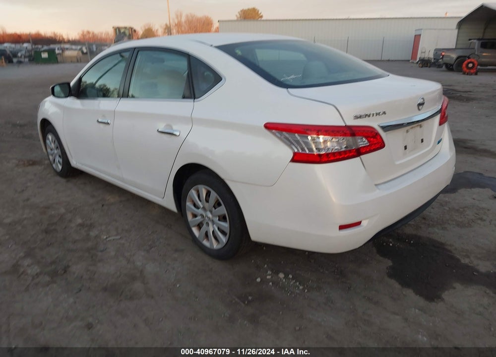 2013 NISSAN SENTRA S VIN: 3N1AB7AP9DL562297
