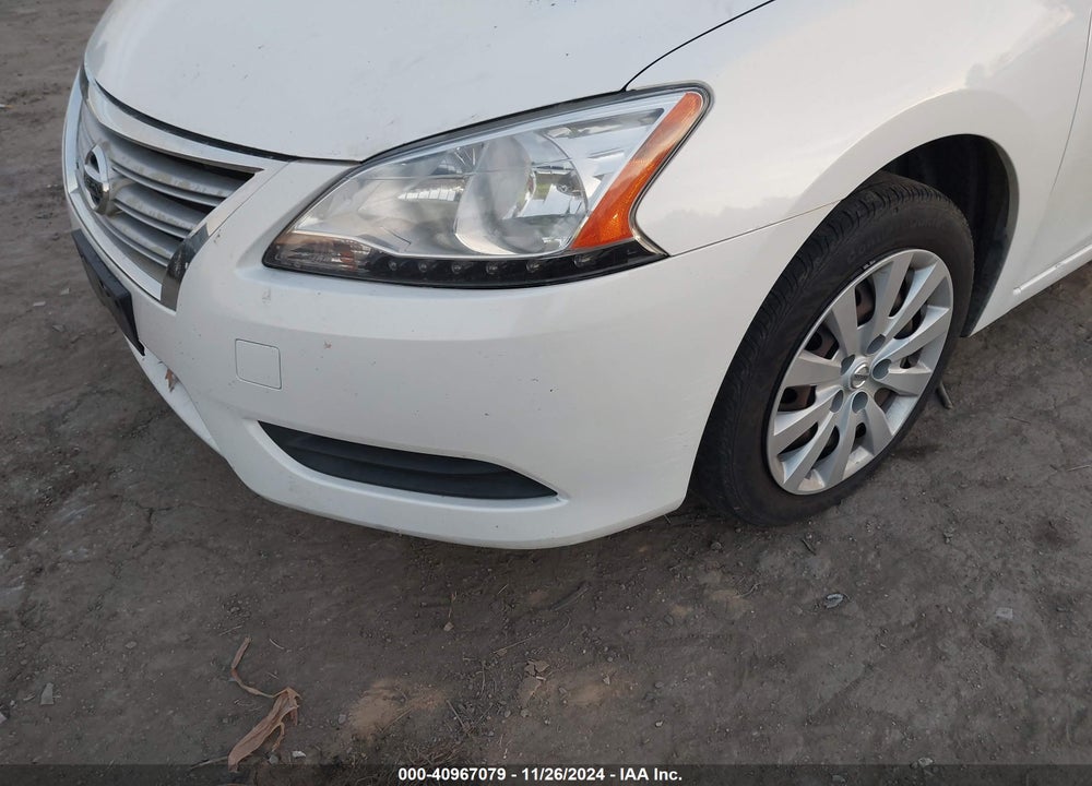 2013 NISSAN SENTRA S VIN: 3N1AB7AP9DL562297