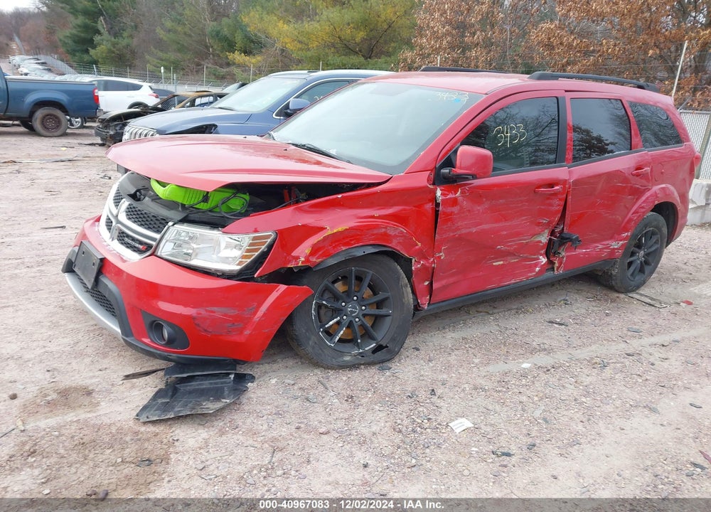2016 DODGE JOURNEY SXT VIN: 3C4PDDBG7GT154738