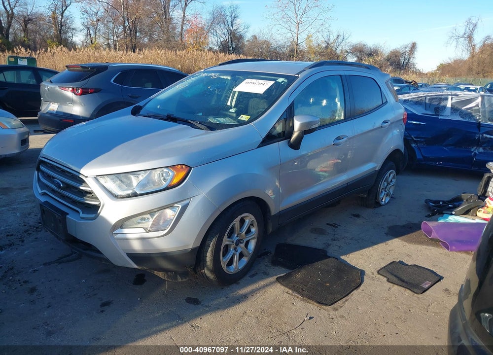 2018 FORD ECOSPORT SE VIN: MAJ6P1UL6JC195284