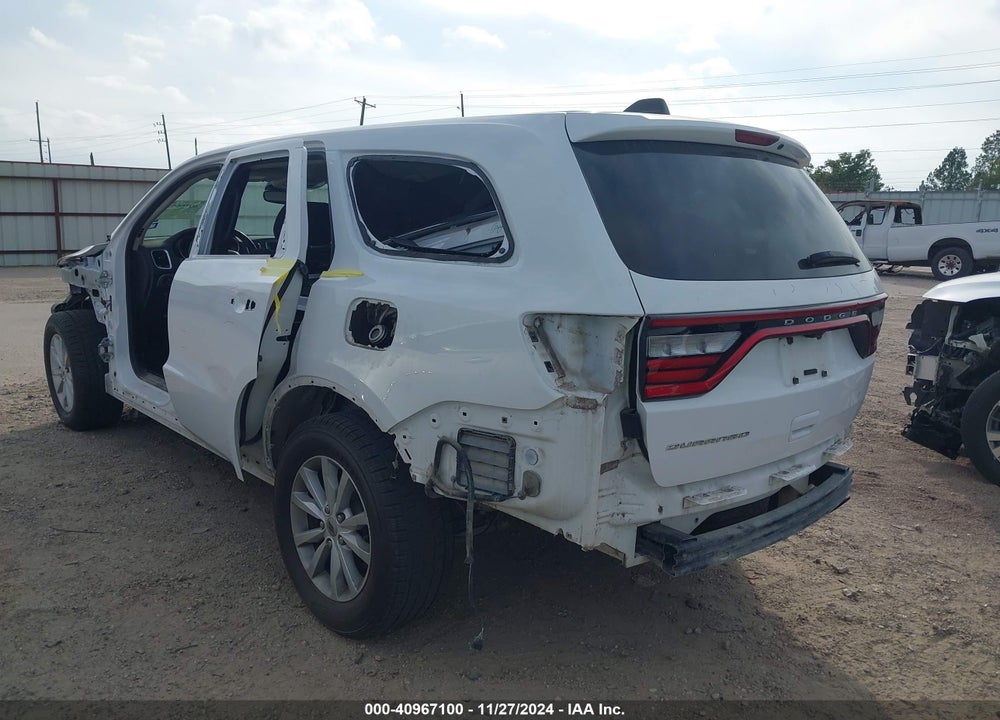 2020 DODGE DURANGO SXT RWD VIN: 1C4RDHAG5LC129568