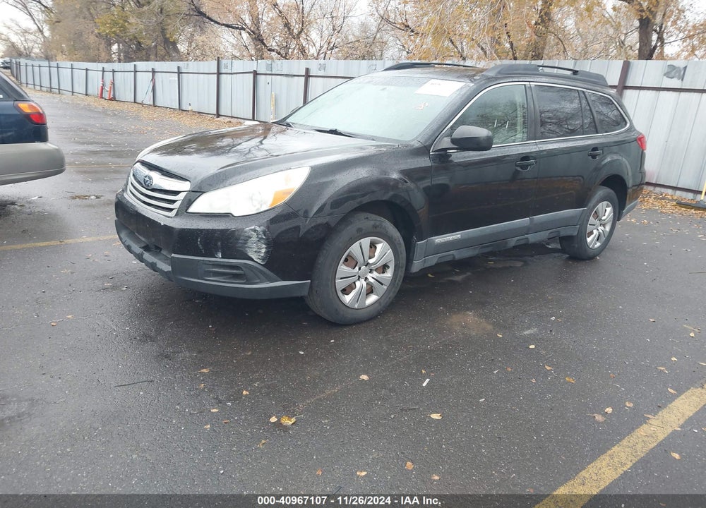 2010 SUBARU OUTBACK 2.5I VIN: 4S4BRBAC9A3326555