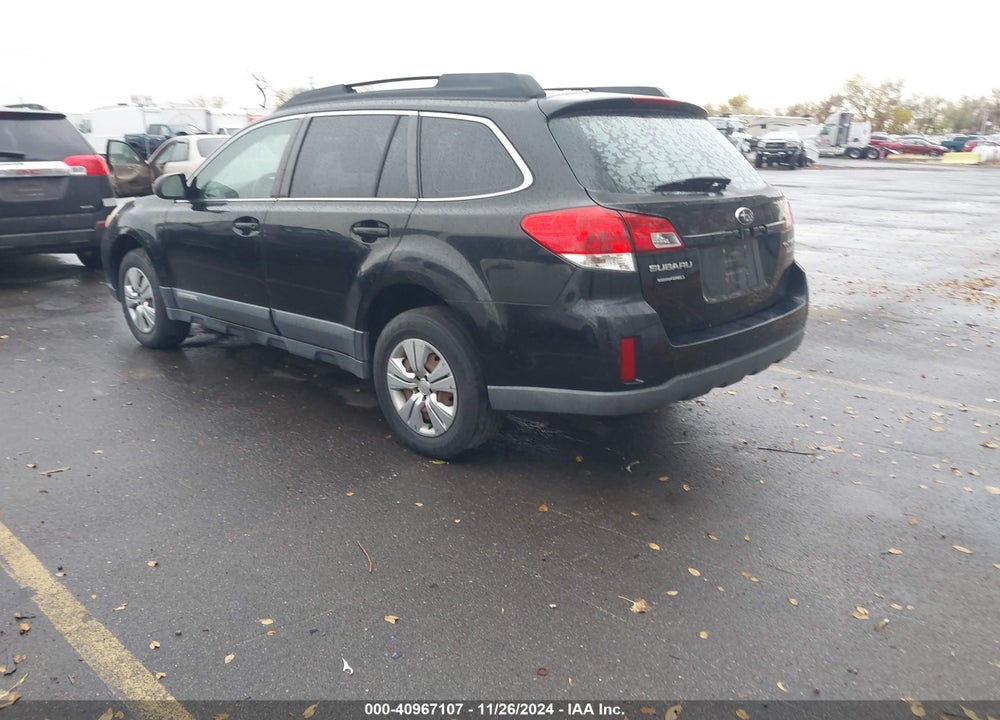 2010 SUBARU OUTBACK 2.5I VIN: 4S4BRBAC9A3326555
