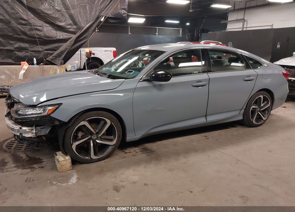 2022 HONDA ACCORD SPORT VIN: 1HGCV1F30NA092932