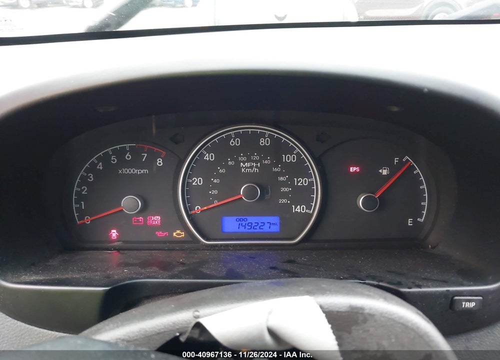 2010 HYUNDAI ELANTRA BLUE VIN: KMHDU4AD4AU019221