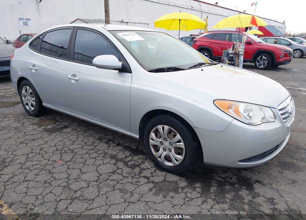 2010 HYUNDAI ELANTRA BLUE VIN: KMHDU4AD4AU019221