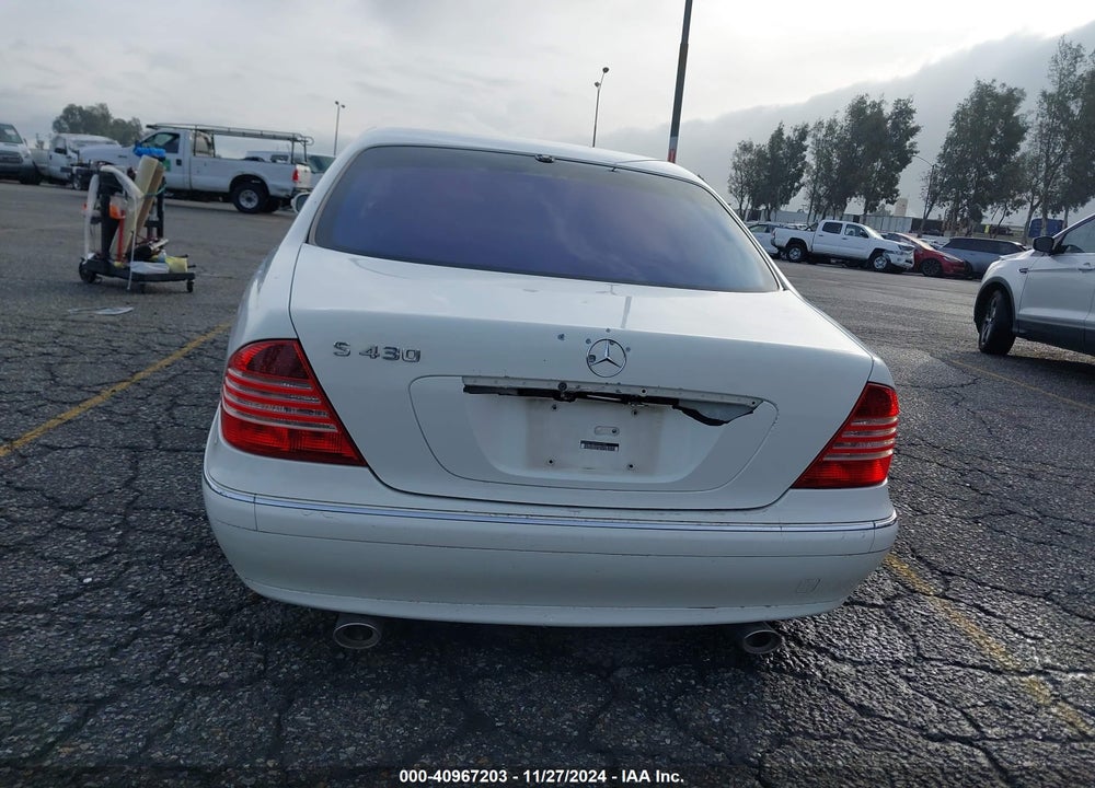 2004 MERCEDES-BENZ S-CLASS 4.3L VIN: WDBNG70J44A390960