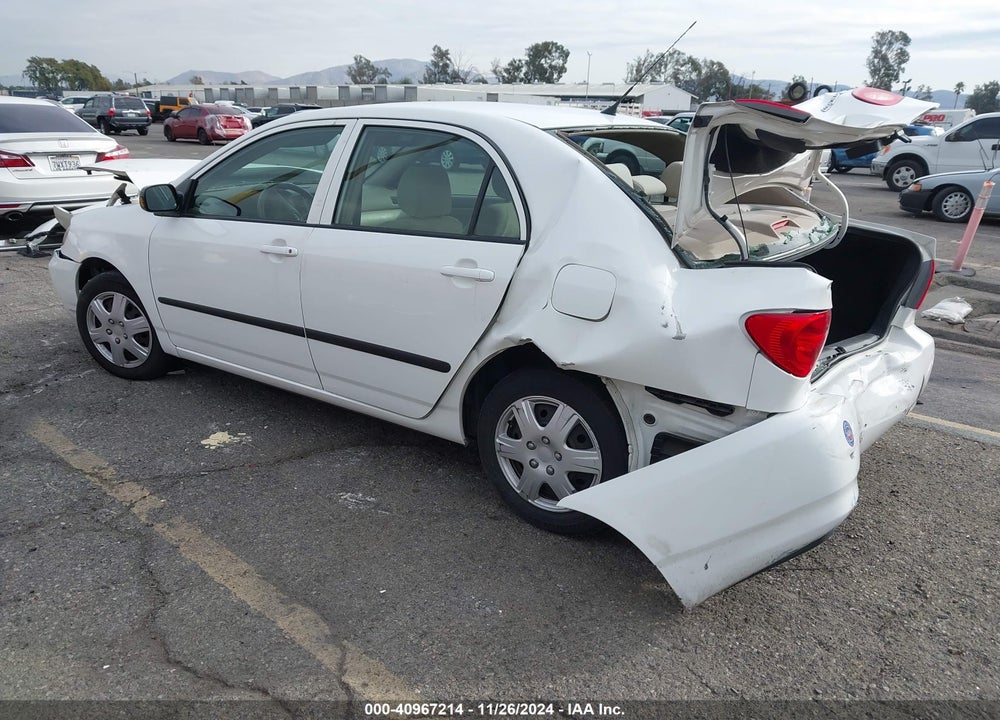 2007 TOYOTA COROLLA CE VIN: JTDBR32E570120461