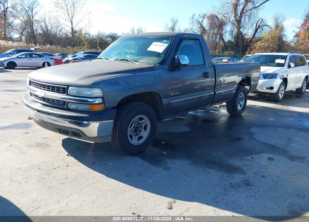 2002 CHEVROLET SILVERADO 1500 LS VIN: 1GCEK14W02Z284393