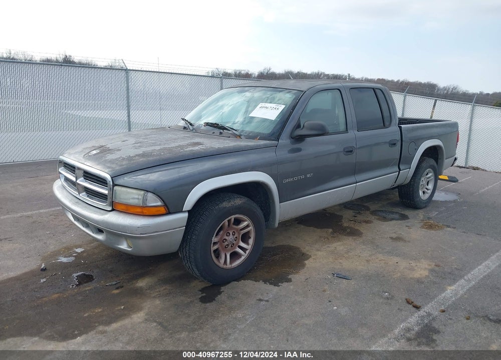 2002 DODGE DAKOTA SLT VIN: 1B7HL48XX2S649573