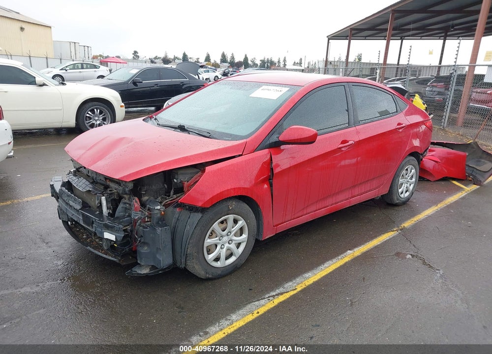2014 HYUNDAI ACCENT GLS VIN: KMHCT4AE9EU714534