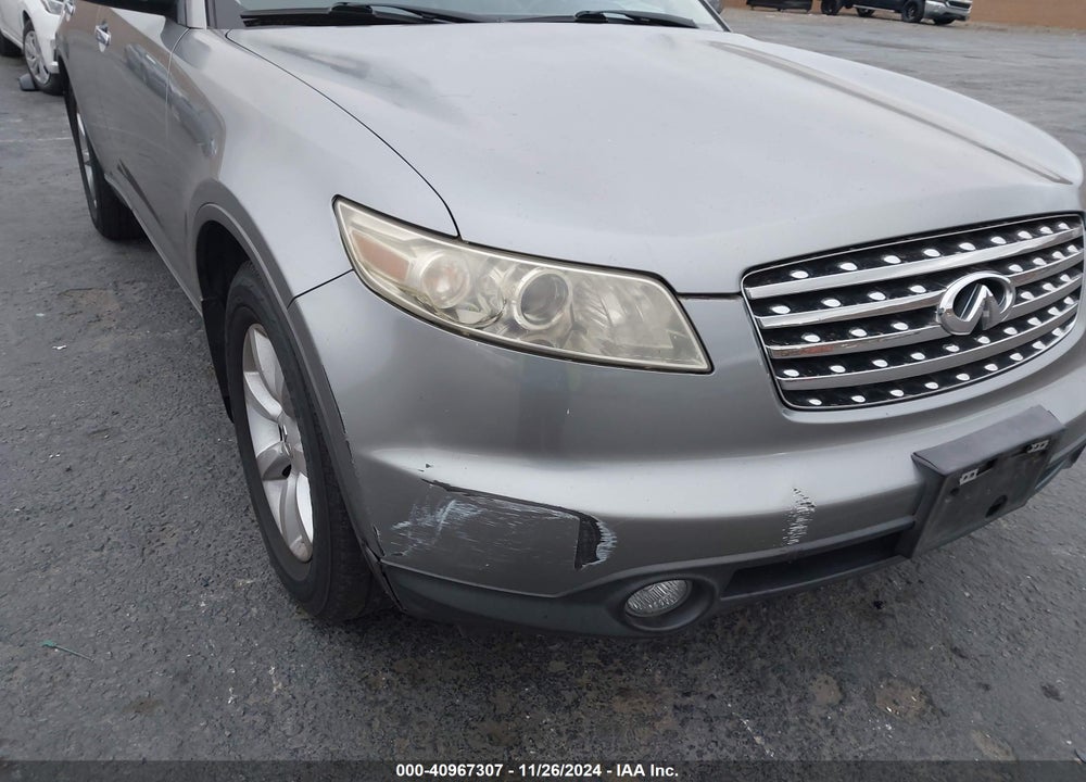 2005 INFINITI FX35 VIN: JNRAS08U05X107683