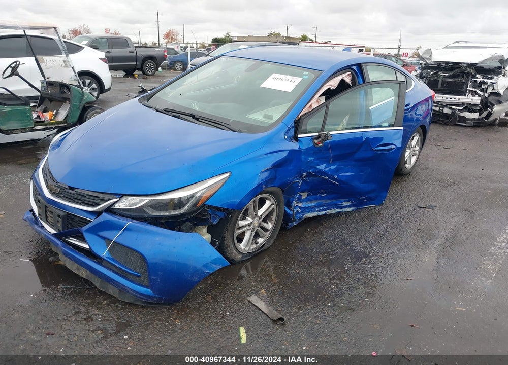 2016 CHEVROLET CRUZE VIN: 1G1BE5SMXG7245292