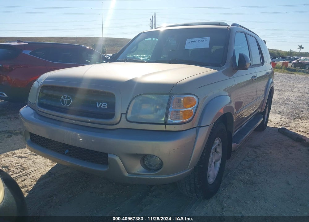 2002 TOYOTA SEQUOIA SR5 V8 VIN: 5TDZT34A02S106337
