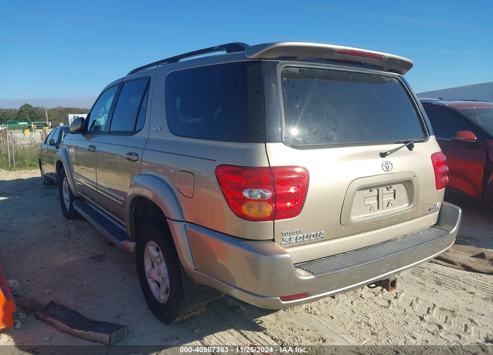 2002 TOYOTA SEQUOIA SR5 V8 VIN: 5TDZT34A02S106337