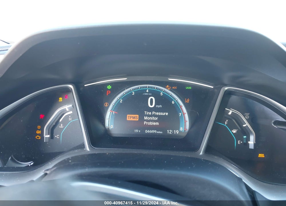 2019 HONDA CIVIC VIN: JHMFC1F78KX005581