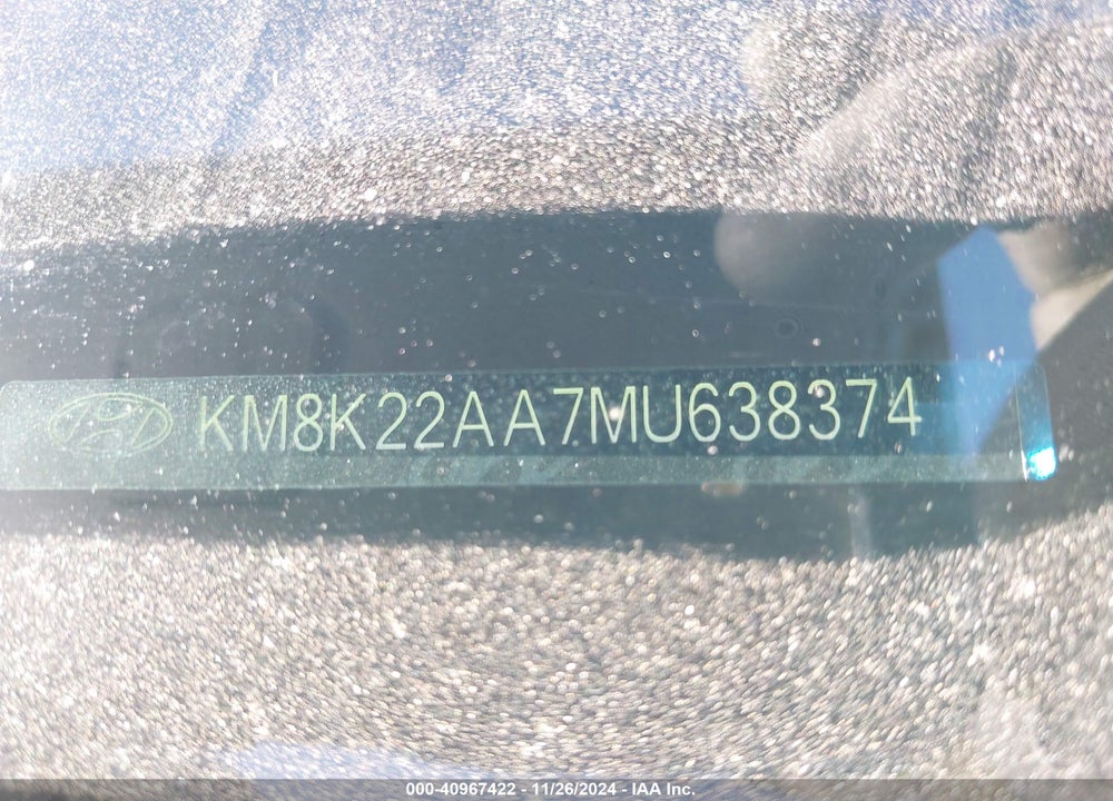 2021 HYUNDAI KONA SEL VIN: KM8K22AA7MU638374