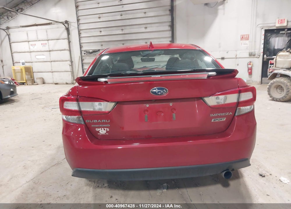 2017 SUBARU IMPREZA 2.0I SPORT VIN: 4S3GKAK69H1623817