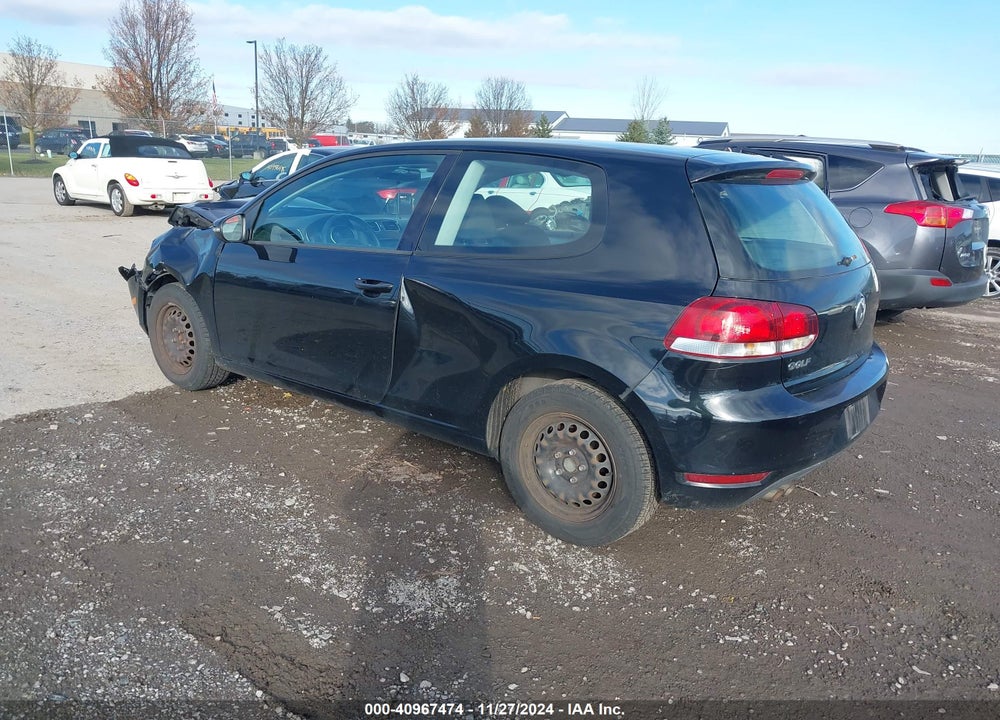 2013 VOLKSWAGEN GOLF 2.5L 2-DOOR VIN: WVWBB7AJ2DW022376