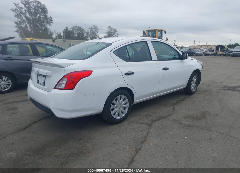 2019 NISSAN VERSA 1.6 S+ VIN: 3N1CN7AP0KL851064