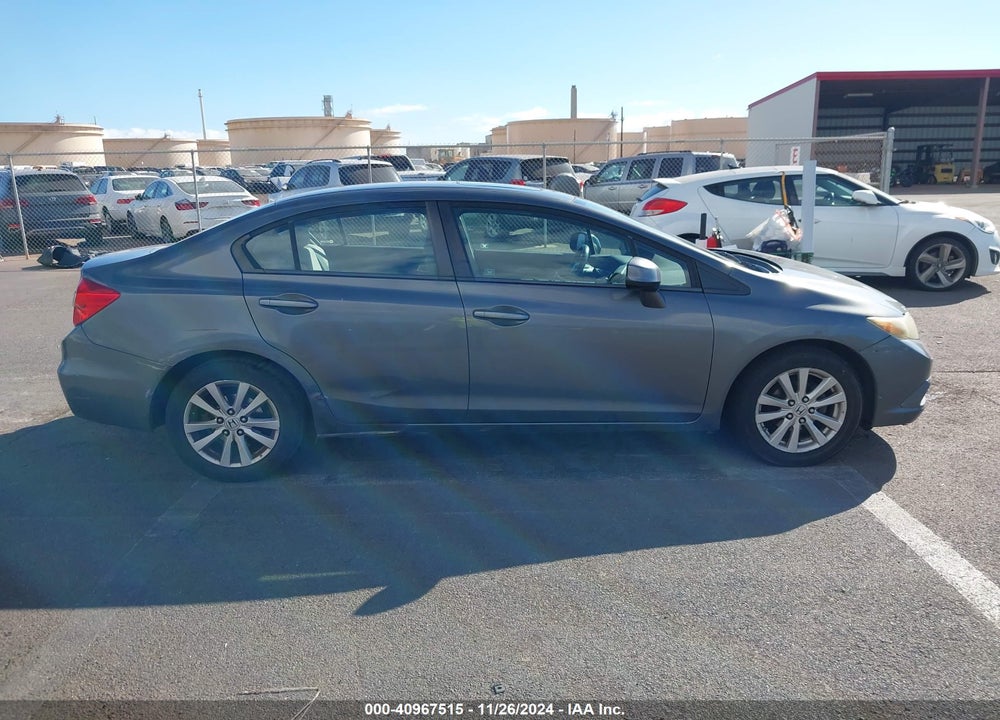 2012 HONDA CIVIC EX VIN: 2HGFB2F80CH602413