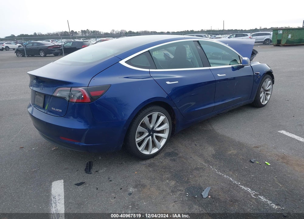 2020 TESLA MODEL 3 PERFORMANCE DUAL MOTOR ALL-WHEEL DRIVE VIN: 5YJ3E1EC0LF586860
