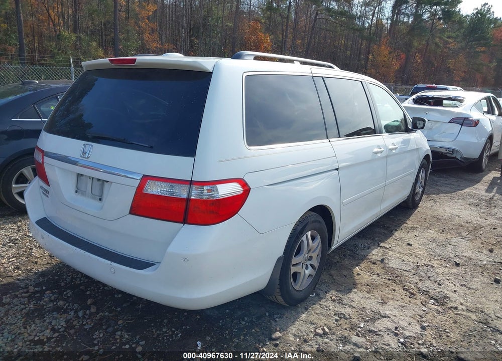 2006 HONDA ODYSSEY TOURING VIN: 5FNRL38876B112525