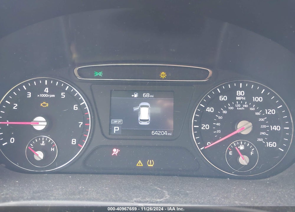 2019 KIA SORENTO 2.4L L VIN: 5XYPG4A35KG596360