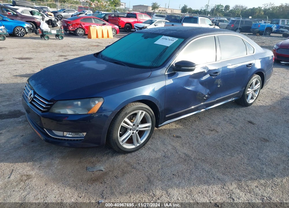 2013 VOLKSWAGEN PASSAT 2.0L TDI SE VIN: 1VWBN7A34DC145992